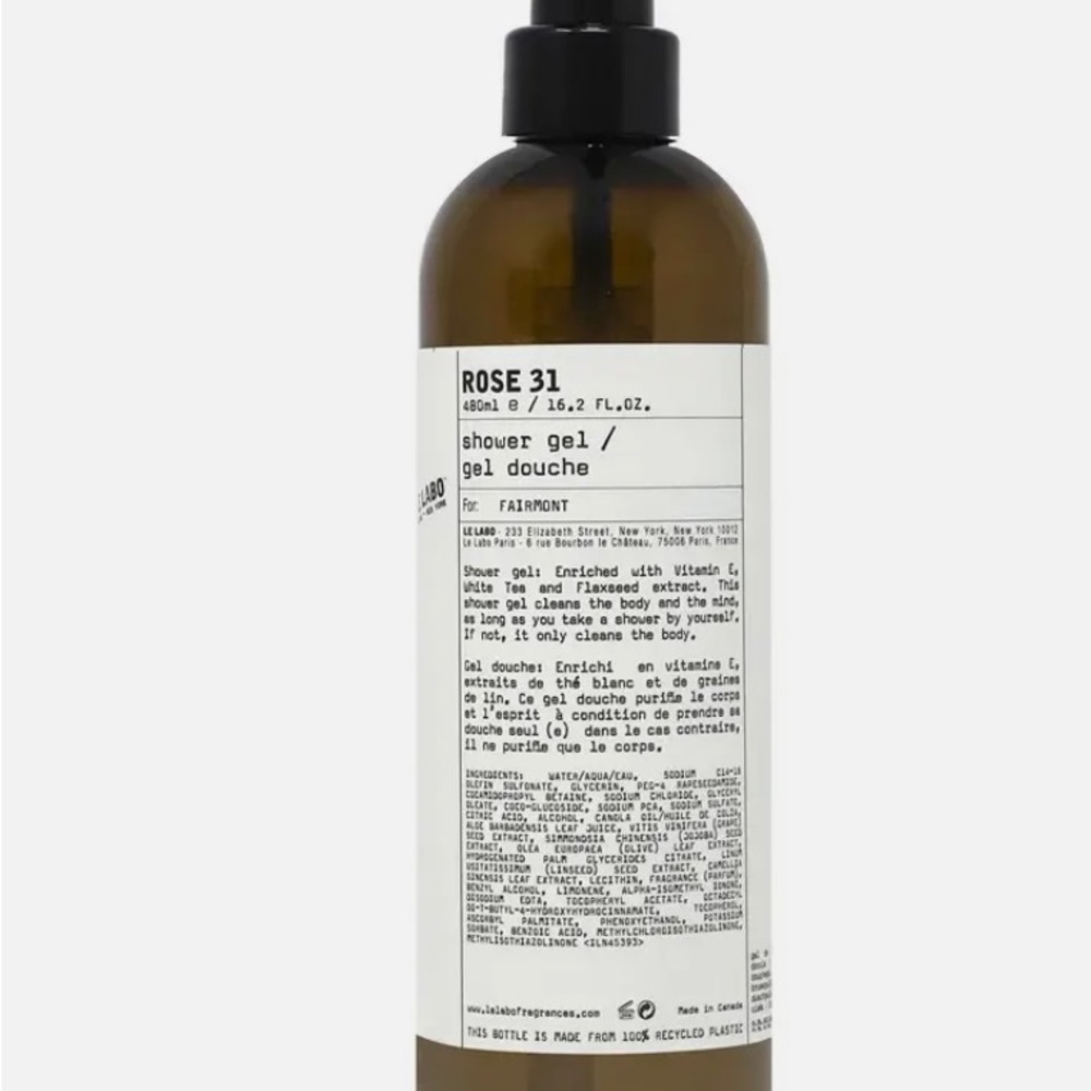 Le Labo Rose 31 Shower Gel Jumbo 480ml New